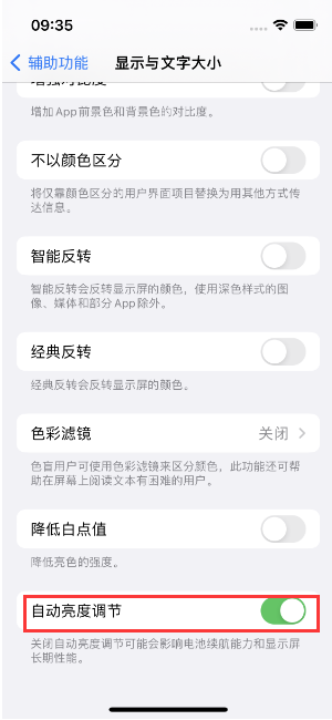 东丰苹果15维修店分享iPhone 15 Pro系列屏幕亮度 