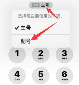 东丰苹果14维修店分享iPhone 14 Pro Max使用副卡打电话的方法 