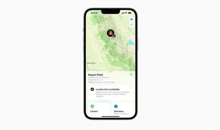 东丰苹果14维修分享iPhone14系列中 FindMy功能通过卫星分享位置方法教程 