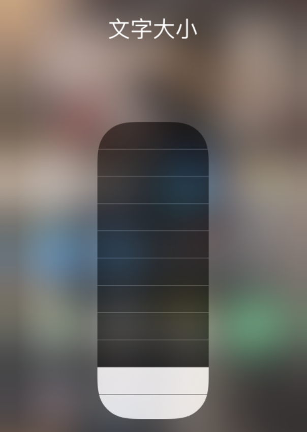 东丰苹果手机维修分享小技巧：在 iPhone 控制中心快速调节字体大小 
