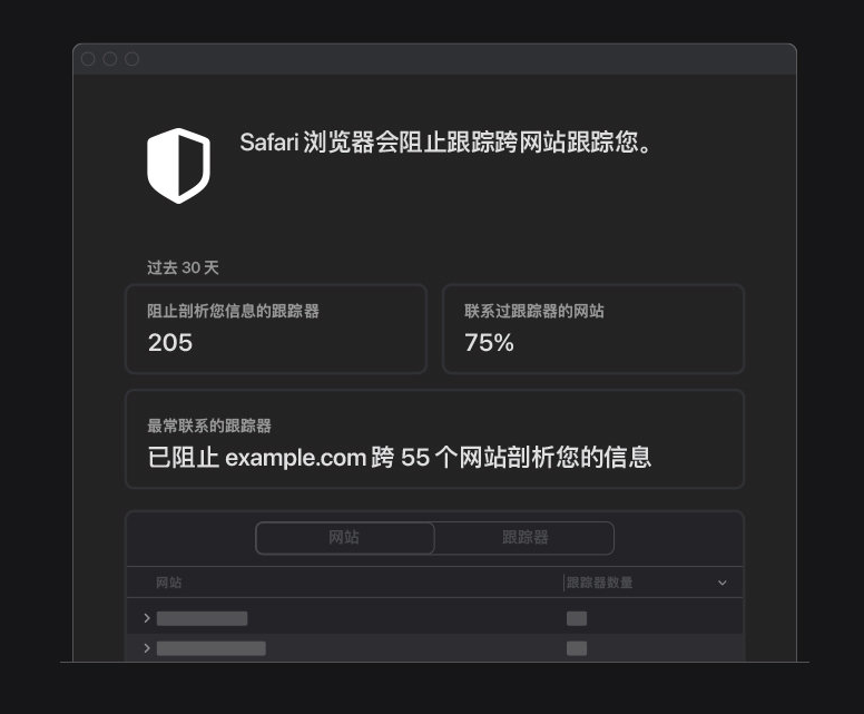 东丰苹果手机维修分享如何在 Safari 浏览器中查看和打开隐私报告 